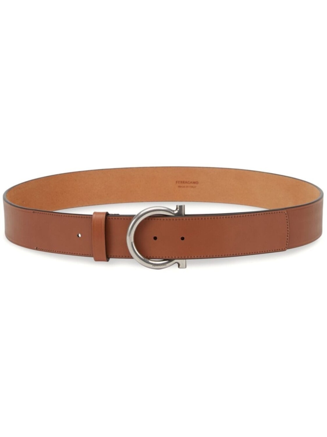 Ferragamo ремень с пряжкой Gancini, коричневый
Ferragamo ремень с пряжкой Gancini, коричневый