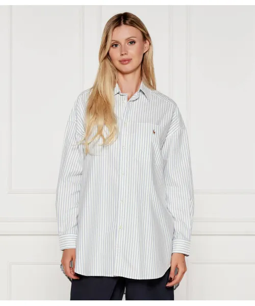 Рубашка Oversize fit Polo Ralph Lauren, синий
Рубашка Oversize fit Polo Ralph Lauren, синий