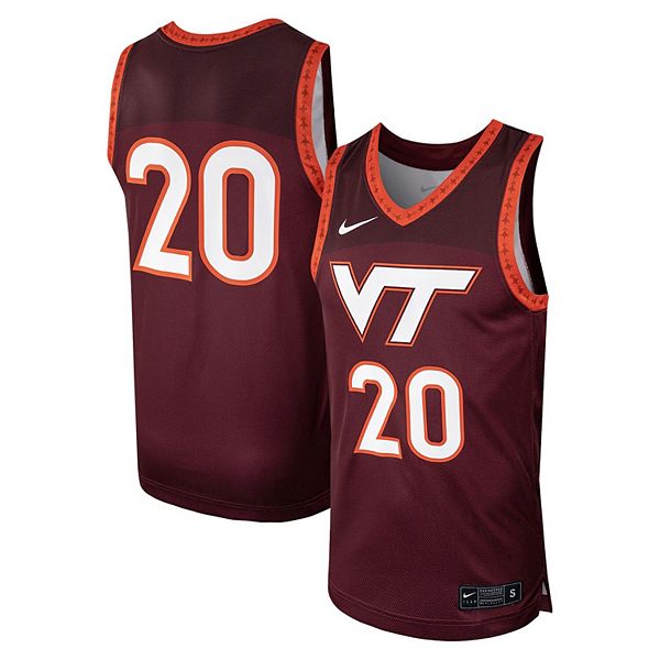 Мужская баскетбольная форма Virginia Tech Hokies #20 марун Nike
Мужская баскетбольная форма Virginia Tech Hokies #20 марун Nike