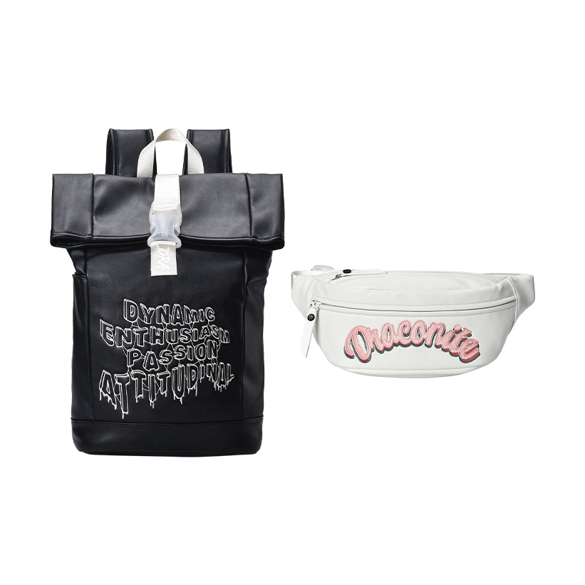 DRACONITE Студенческий рюкзак унисекс классический обсидианово-черный, Combo 1
DRACONITE Студенческий рюкзак унисекс классический обсидианово-черный, Combo 1