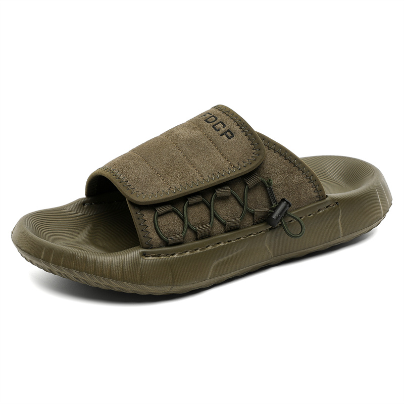 SOBB Тапочки-слайды мужские оливково-зеленые
SOBB Тапочки-слайды мужские оливково-зеленые