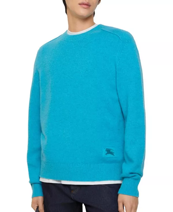 Кашемировый свитер Burberry, синий
Кашемировый свитер Burberry, синий