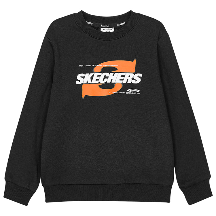 Свитшот для младших школьников Skechers, Угольно-черный
Свитшот для младших школьников Skechers, Угольно-черный