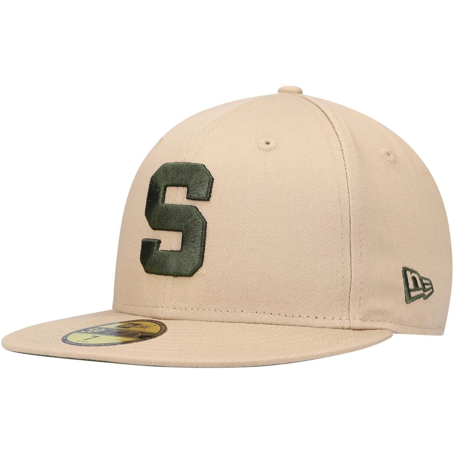 Мужская облегающая шляпа New Era Tan Michigan State Spartans Camel & Rifle 59FIFTY
Мужская облегающая шляпа New Era Tan Michigan State Spartans Camel & Rifle 59FIFTY