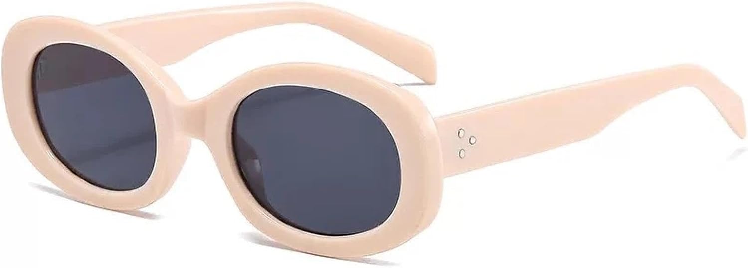 Солнцезащитные очки с защитой от УФ-излучения UV400 | Большая овальная оправа в стиле панк | для женщин и мужчин, для занятий спортом на открытом воздухе и вождения DSVIGF, Beige-black
Солнцезащитные очки с защитой от УФ-излучения UV400 | Большая овальная оправа в стиле панк | для женщин и мужчин, для занятий спортом на открытом воздухе и вождения DSVIGF, Beige-black