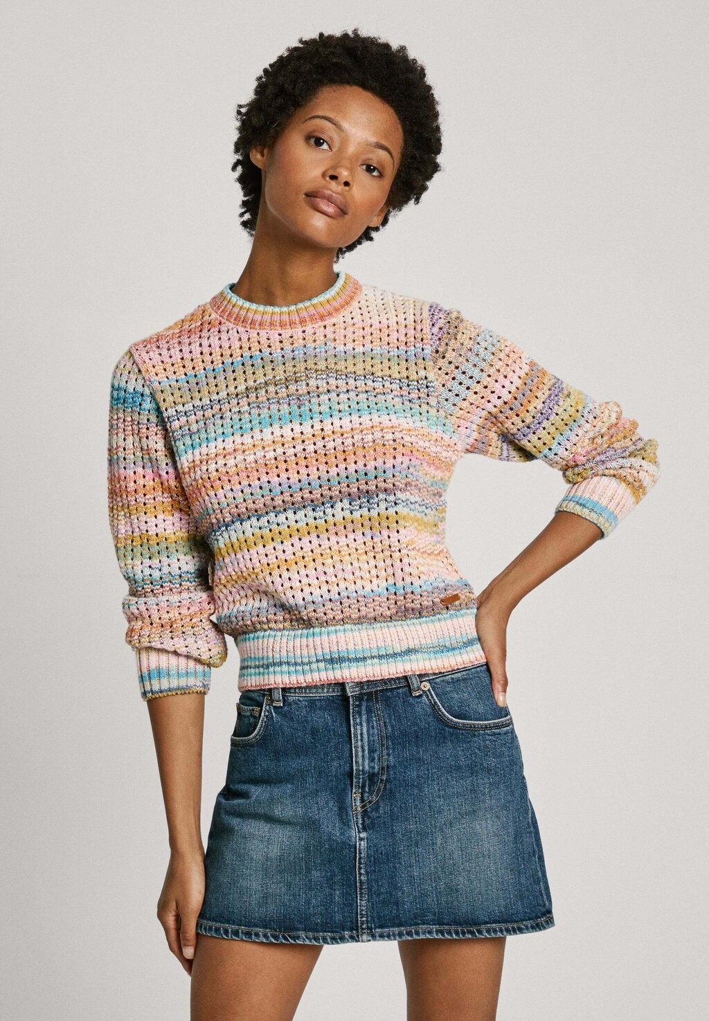 Вязаный свитер INDIA Pepe Jeans, синий
Вязаный свитер INDIA Pepe Jeans, синий