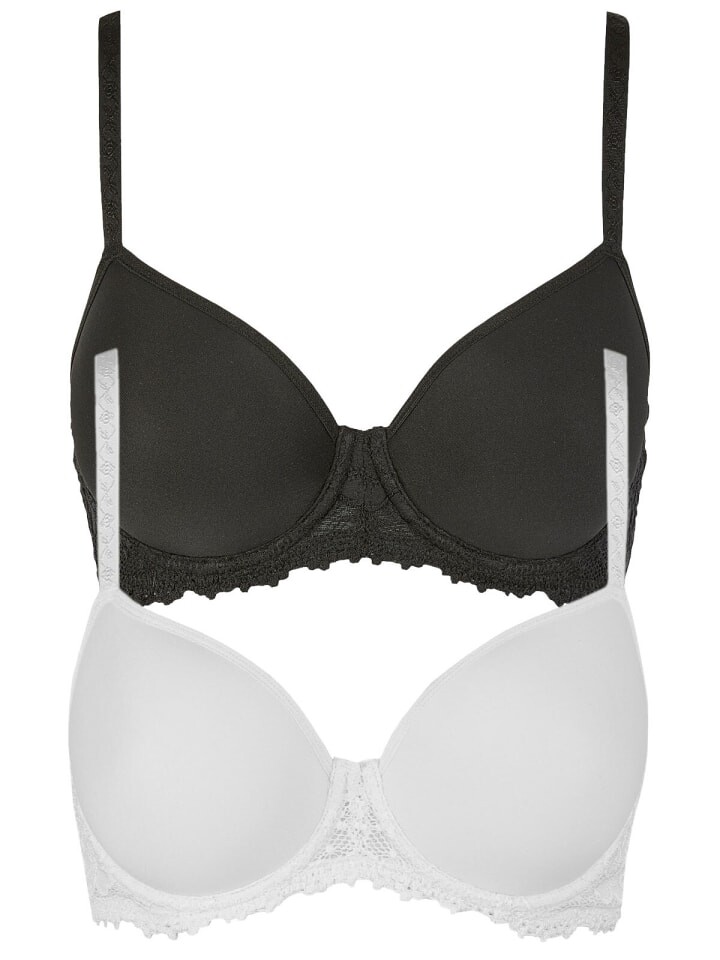 Бюстгальтер на косточках Nina von C., цвет weiss schwarz
Бюстгальтер на косточках Nina von C., цвет weiss schwarz