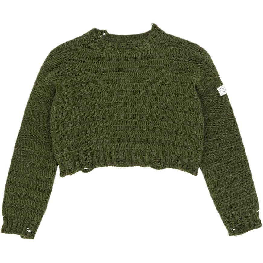 Свитер женский хаки Mm6 Maison Margiela
Свитер женский хаки Mm6 Maison Margiela