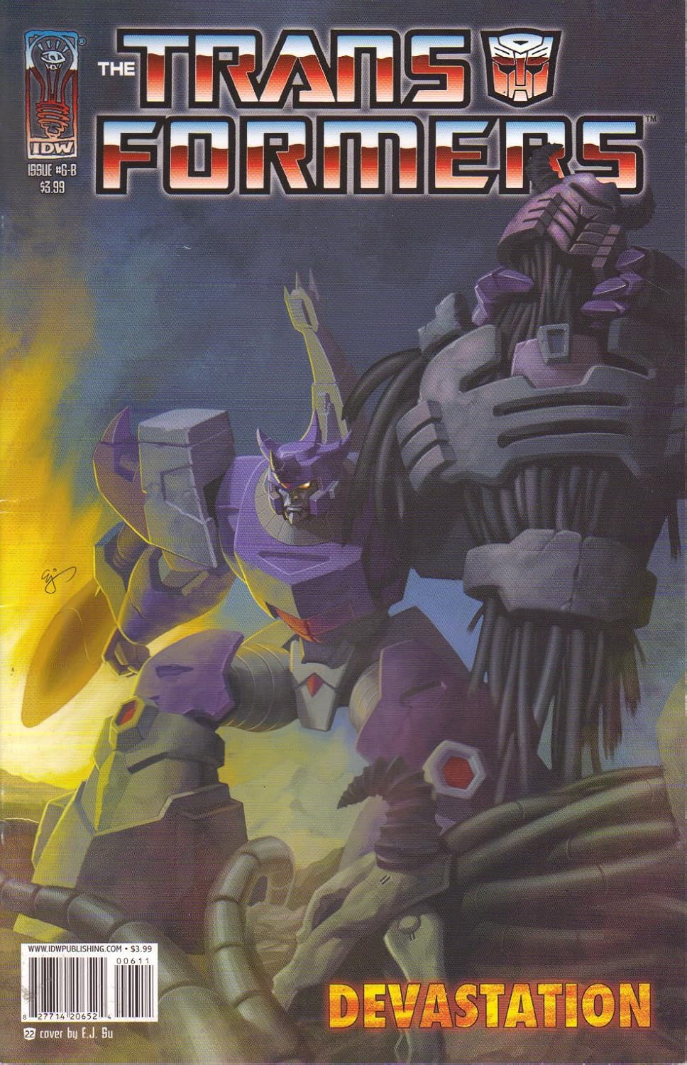 The Transformers #6 Cvr B (Devastation) (IDW)
The Transformers #6 Cvr B (Devastation) (IDW)