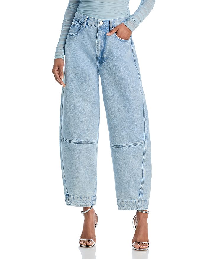 Джинсы с высокой посадкой и расклешенными штанинами до щиколотки Never Twisted FRAME, синий
Джинсы с высокой посадкой и расклешенными штанинами до щиколотки Never Twisted FRAME, синий