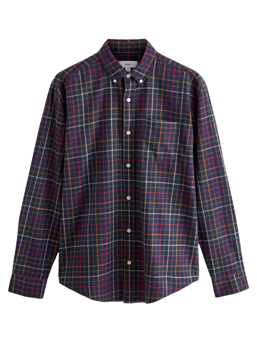 Рубашка обычного кроя на пуговицах Next, темно-синий
Рубашка обычного кроя на пуговицах Next, темно-синий