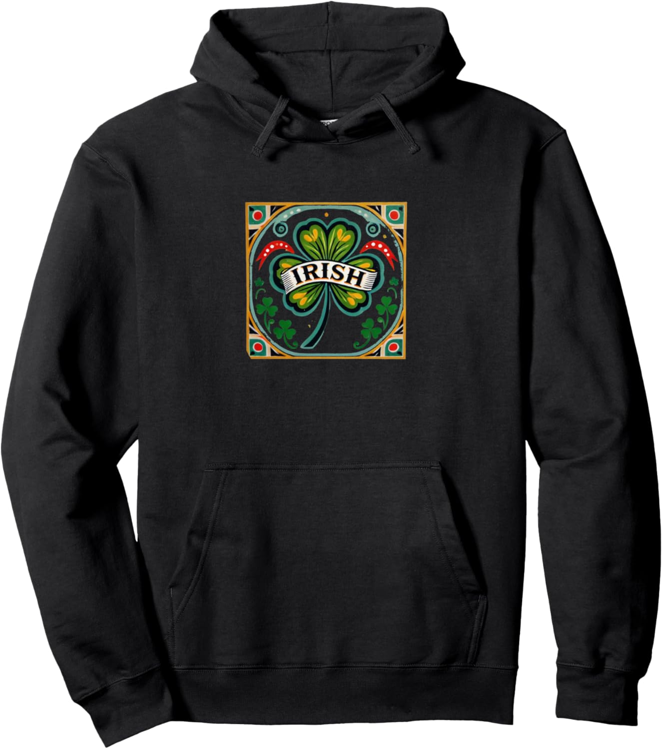 Толстовка с изображением ирландского клевера ко Дню Святого Патрика Shamrocks Lovers Snugg, черный
Толстовка с изображением ирландского клевера ко Дню Святого Патрика Shamrocks Lovers Snugg, черный