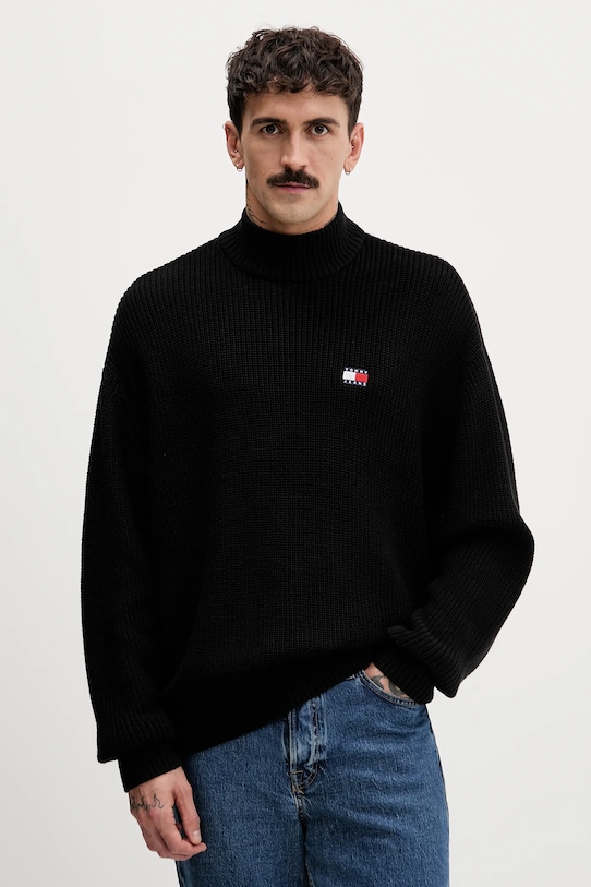 Хлопковый свитер Tommy Jeans, черный
Хлопковый свитер Tommy Jeans, черный