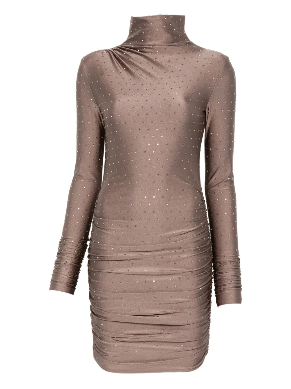 Платье с высоким воротом, украшенное стразами THE ANDAMANE, нейтральный
Платье с высоким воротом, украшенное стразами THE ANDAMANE, нейтральный