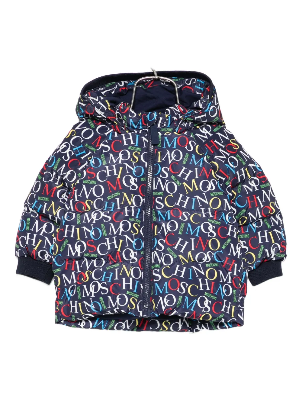 Утепленная куртка с логотипом Moschino Kids, синий
Утепленная куртка с логотипом Moschino Kids, синий