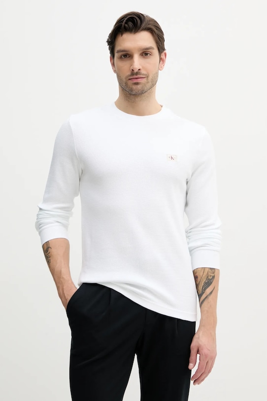 Хлопковая водолазка Calvin Klein Jeans, белый 
Хлопковая водолазка Calvin Klein Jeans, белый