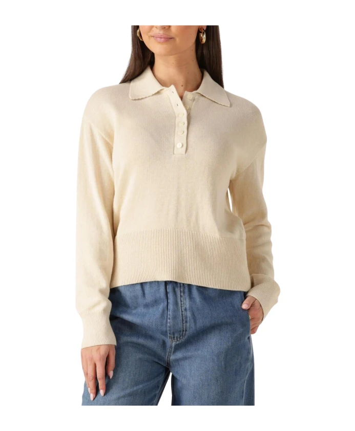 Элегантный белый свитер-поло Modstrã¶M, бежевый
Элегантный белый свитер-поло Modstrã¶M, бежевый