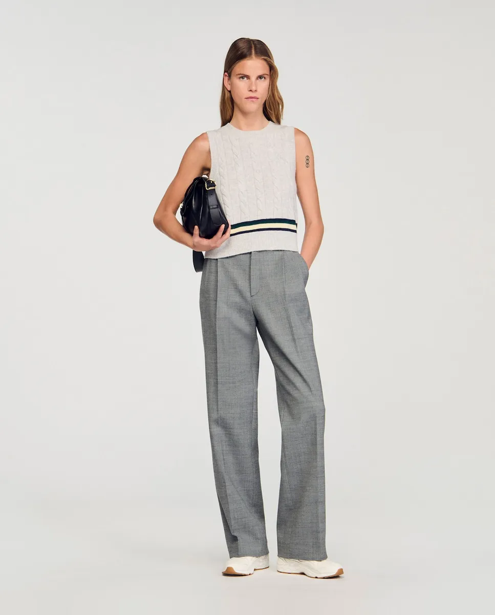 Прямые женские брюки Sandro, серый
Прямые женские брюки Sandro, серый