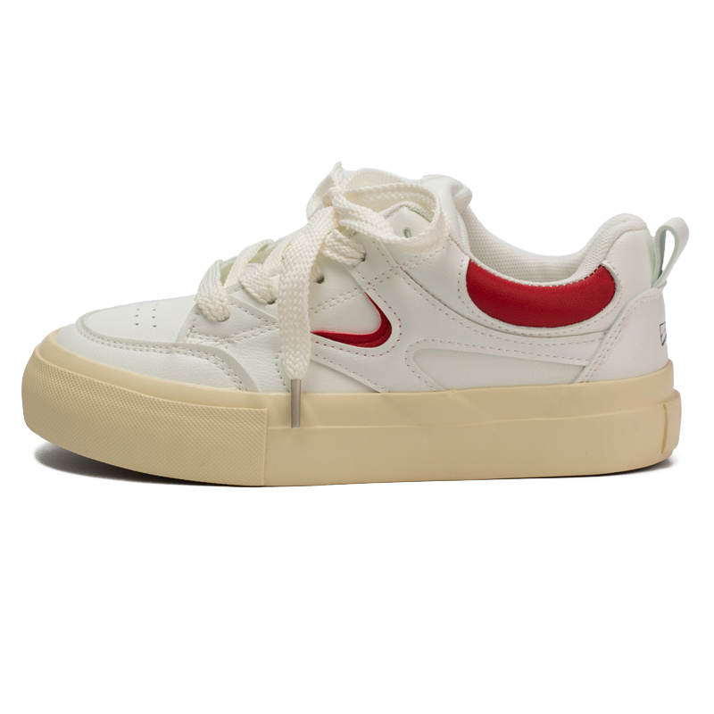 Zun'er Легкие дышащие низкие скейтерские кеды унисекс бело-красные, цвет White Red
Zun'er Легкие дышащие низкие скейтерские кеды унисекс бело-красные, цвет White Red