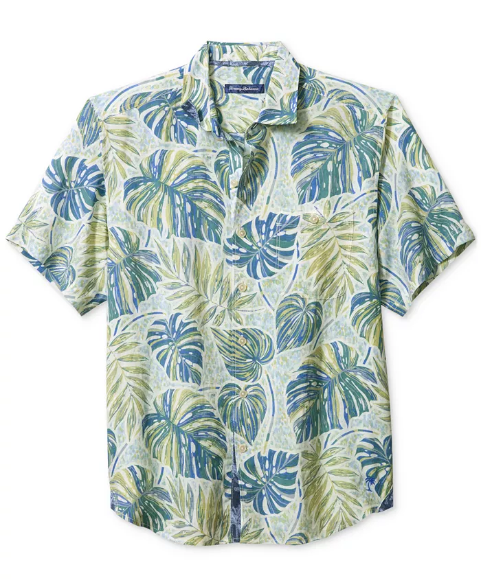 Мужская классическая рубашка из льняной смеси с тропическим принтом Tommy Bahama, синий
Мужская классическая рубашка из льняной смеси с тропическим принтом Tommy Bahama, синий
