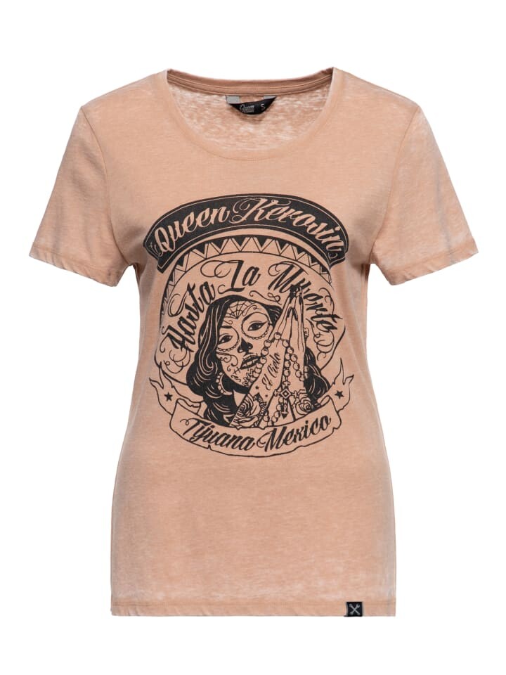 Футболка Queen Kerosin Hasta La Muerte, цвет latte macchiato
Футболка Queen Kerosin Hasta La Muerte, цвет latte macchiato