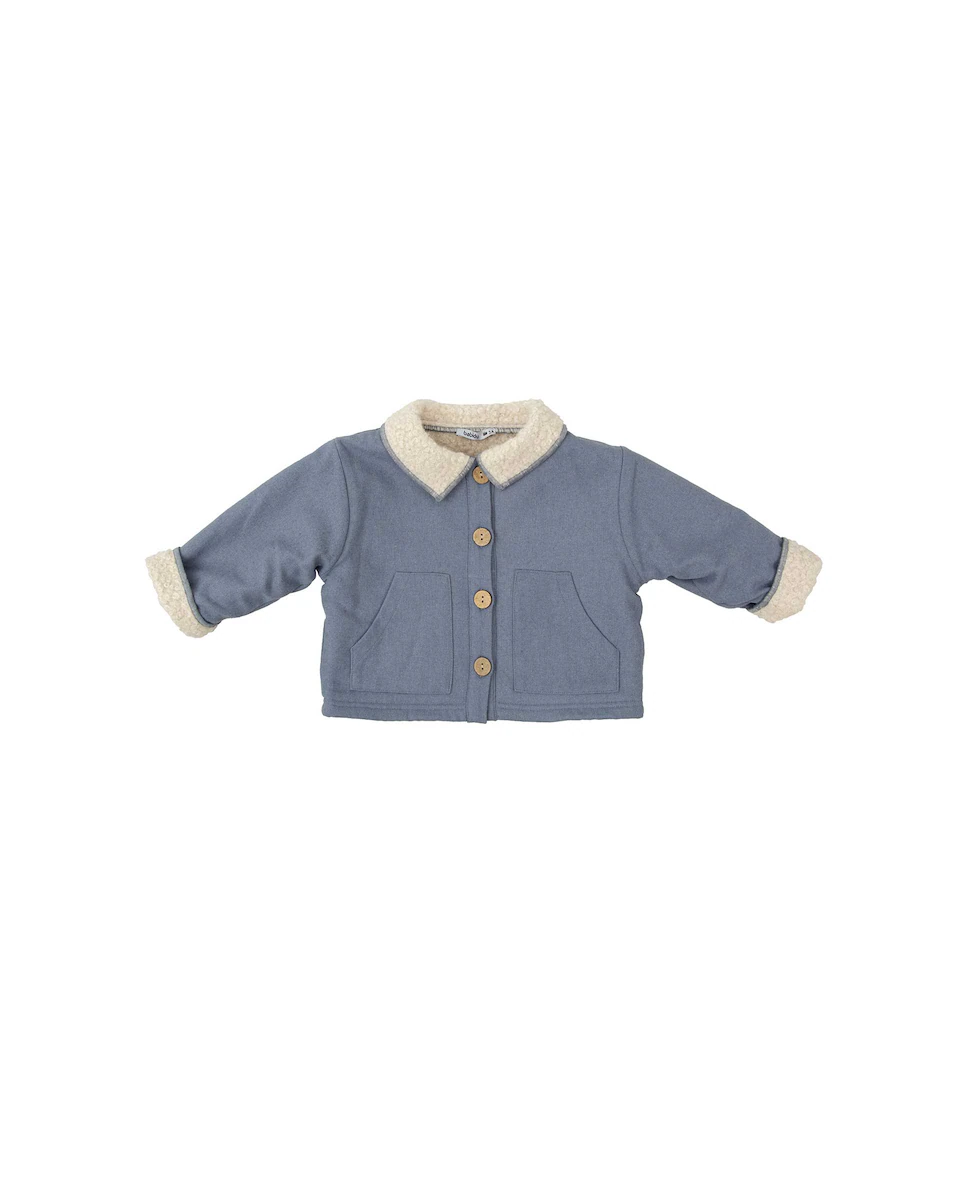 Теплая куртка для мальчика на пуговицах BABIDÚ, синий
Теплая куртка для мальчика на пуговицах BABIDÚ, синий