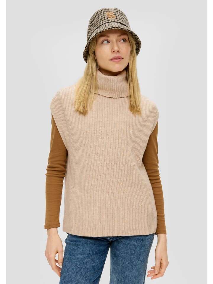 Свитер-жилет s.Oliver Strickpullunder keine Ärmellänge, бежевый
Свитер-жилет s.Oliver Strickpullunder keine Ärmellänge, бежевый