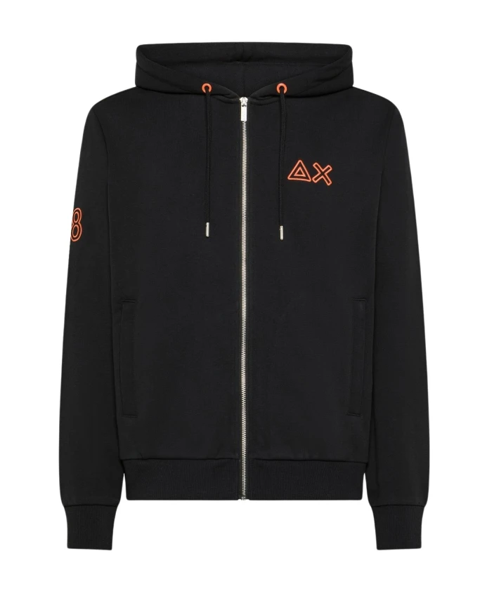 Хлопковая толстовка на молнии Sun68, черный
Хлопковая толстовка на молнии Sun68, черный