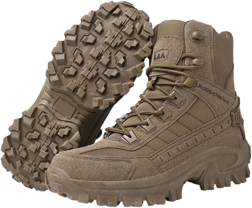 Мужские боевые ботинки с боковой молнией и повседневные альпинизмы, треккинг, коммандос, тактические ботинки Hhhchpm, коричневый
Мужские боевые ботинки с боковой молнией и повседневные альпинизмы, треккинг, коммандос, тактические ботинки Hhhchpm, коричневый