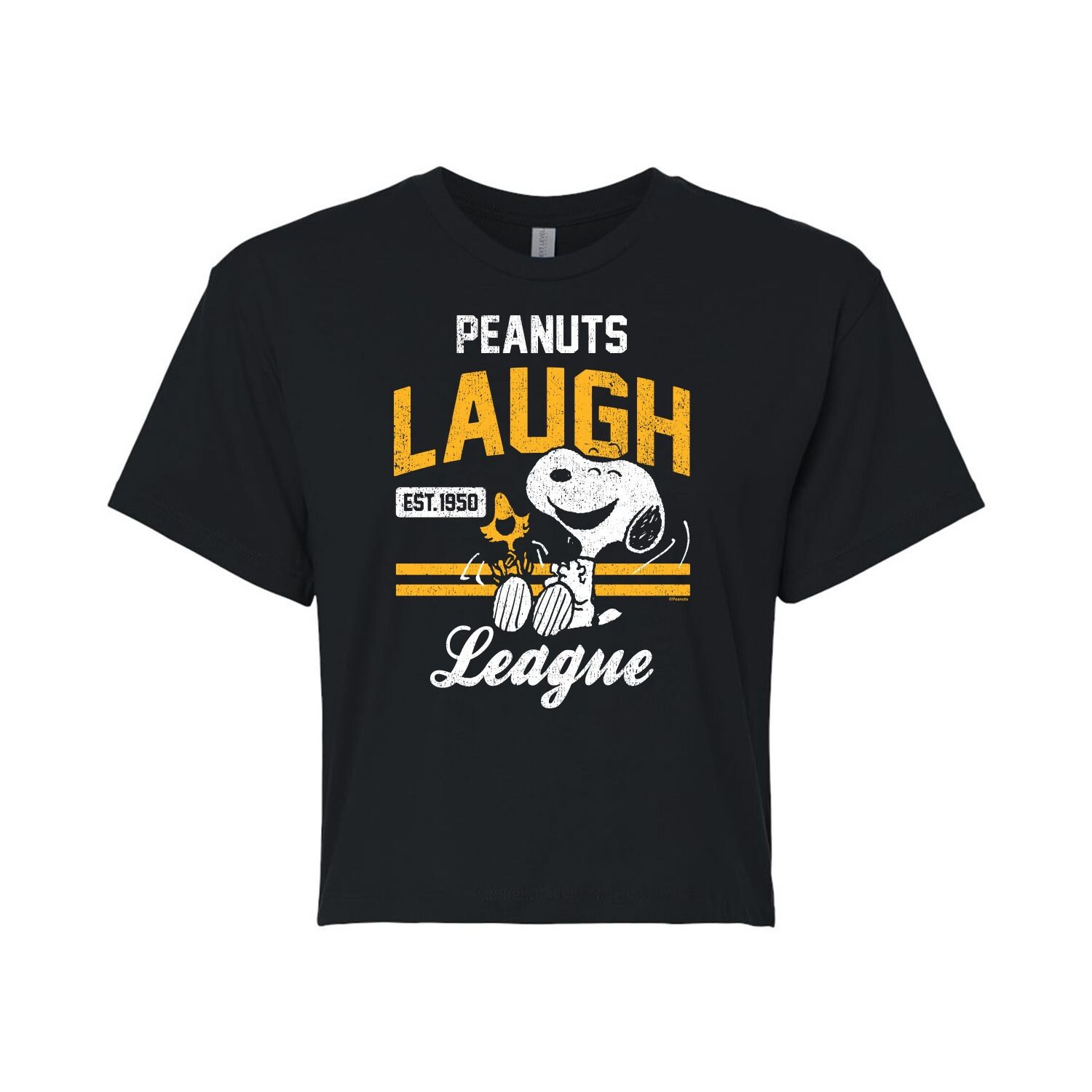 Укороченная футболка с рисунком Peanuts Charlie Brown & Snoopy Laugh League для юниоров Licensed Character
Укороченная футболка с рисунком Peanuts Charlie Brown & Snoopy Laugh League для юниоров Licensed Character