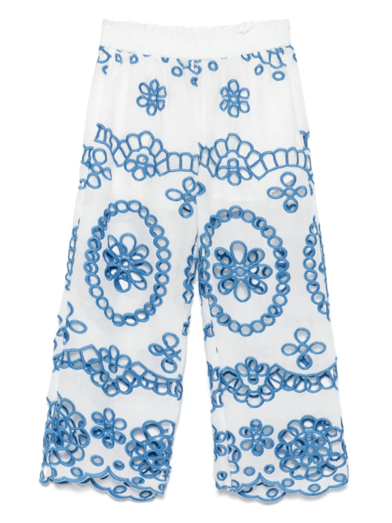 Брюки с вышивкой англ MC2 Saint Barth Kids, белый
Брюки с вышивкой англ MC2 Saint Barth Kids, белый