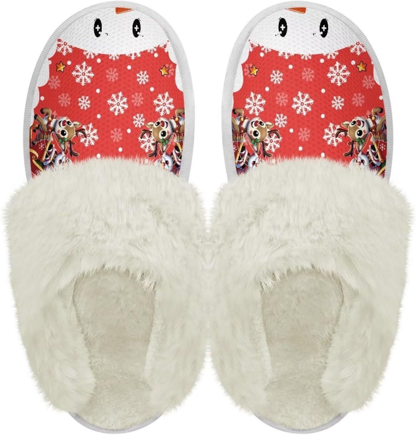 Хлопковые тапочки с пушистыми краями, домашние тапочки для дома и улицы, хлопковые тапочки унисекс Pjheqoxe, Santa Claus Elk
Хлопковые тапочки с пушистыми краями, домашние тапочки для дома и улицы, хлопковые тапочки унисекс Pjheqoxe, Santa Claus Elk