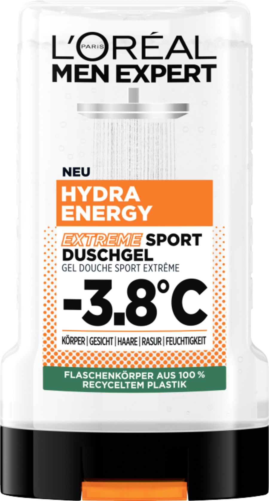 Гель для душа L’Oréal Paris men expert Duschgel & Shampoo Hydra Energy Extreme Sport -3,8°C,
Гель для душа L’Oréal Paris men expert Duschgel & Shampoo Hydra Energy Extreme Sport -3,8°C,
