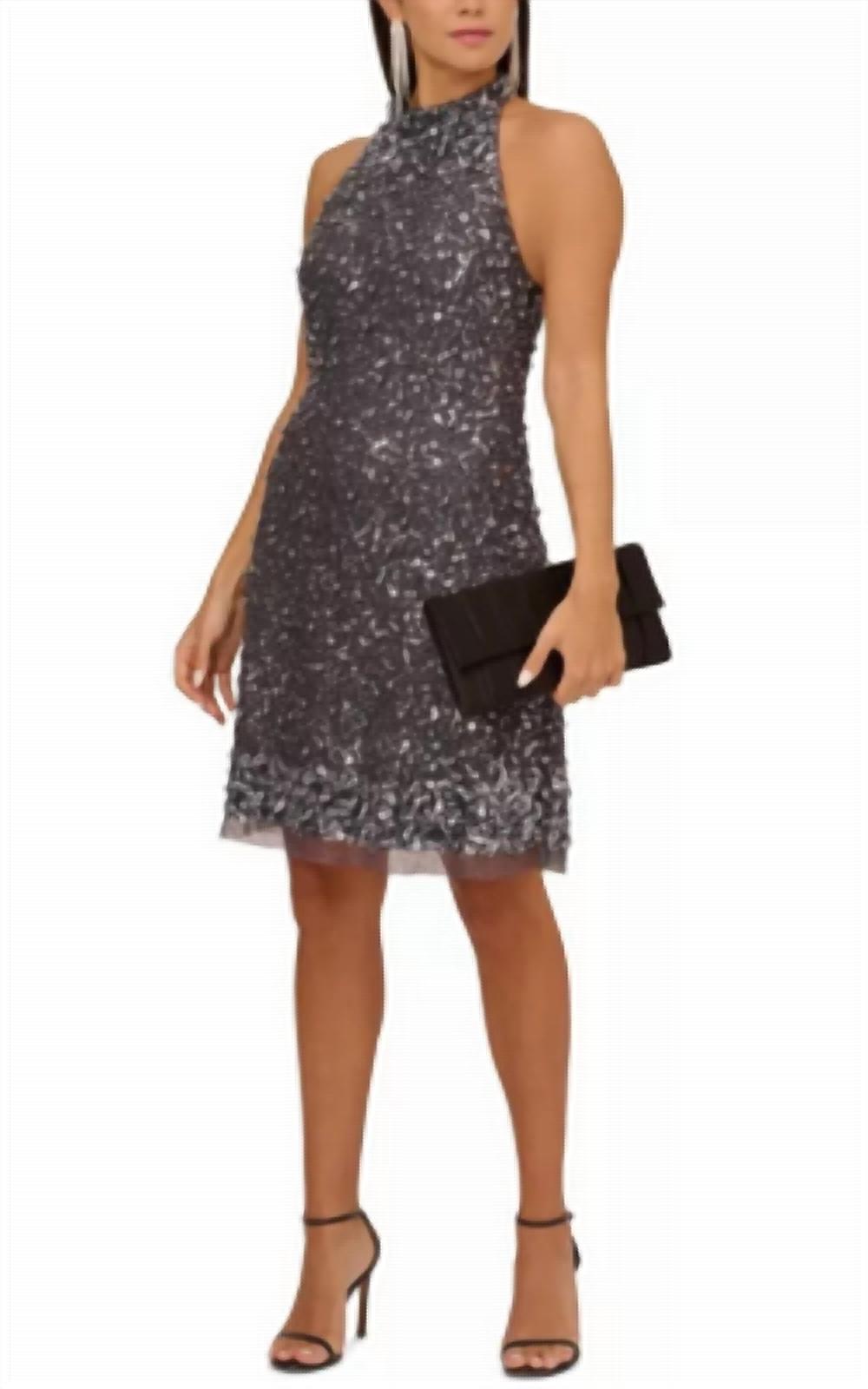 Платье Aidan от Adrianna Papell с запахом и завязкой на шее в сером цвете Aidan Mattox, Gunmetal
Платье Aidan от Adrianna Papell с запахом и завязкой на шее в сером цвете Aidan Mattox, Gunmetal