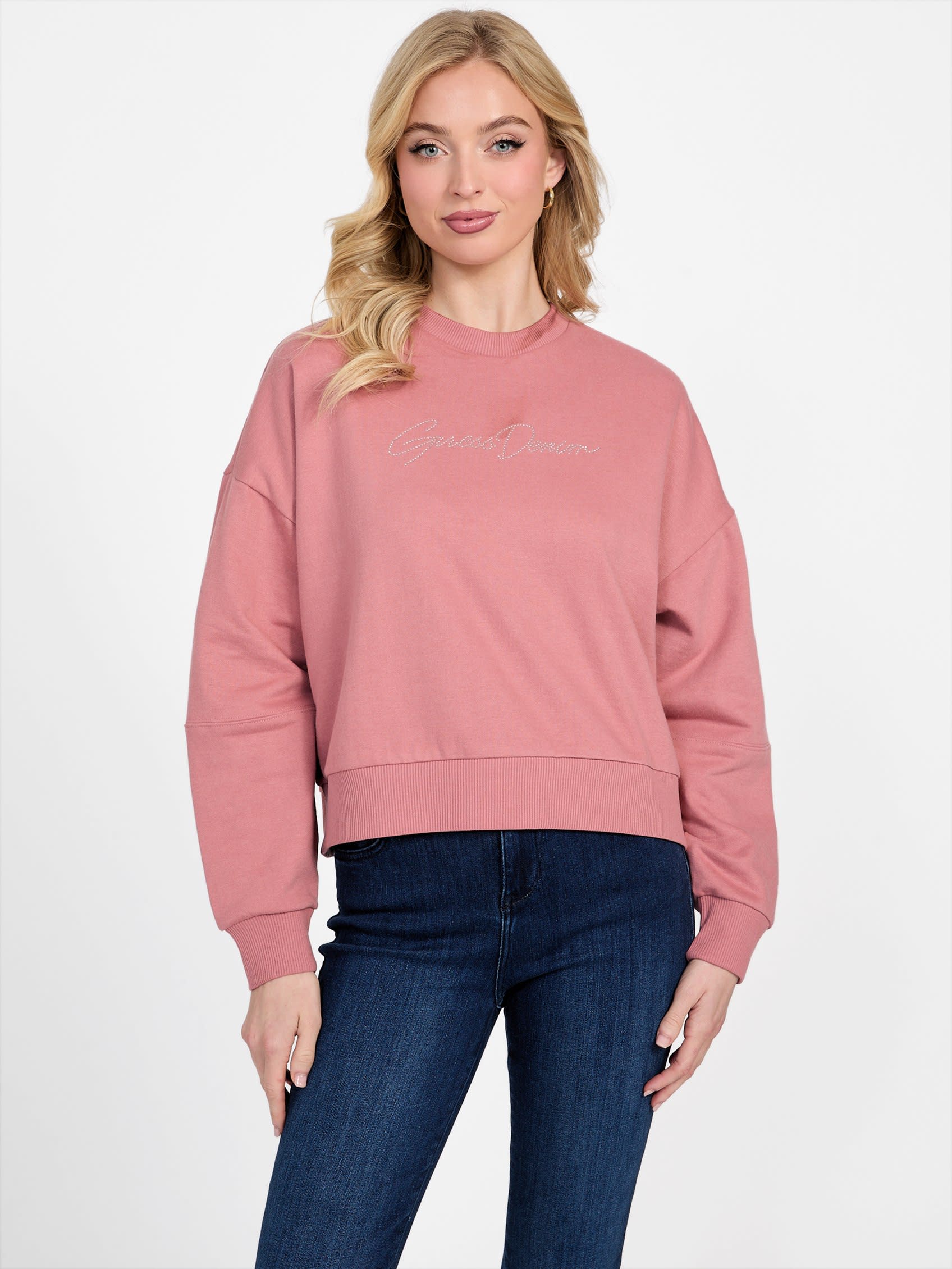 Пуловер Milia Crewneck Guess Factory, цвет vintage peony
Пуловер Milia Crewneck Guess Factory, цвет vintage peony