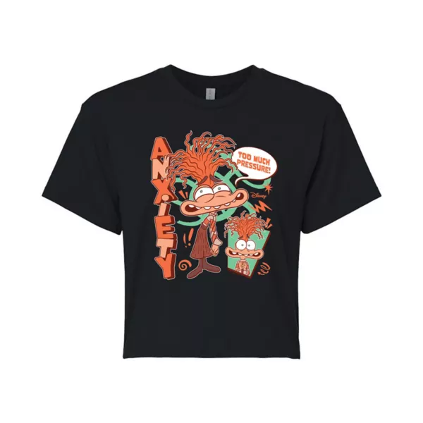 Футболка S Inside Out 2 для подростков с укороченным принтом "Слишком большое давление" Disney / Pixar, черный
Футболка S Inside Out 2 для подростков с укороченным принтом "Слишком большое давление" Disney / Pixar, черный