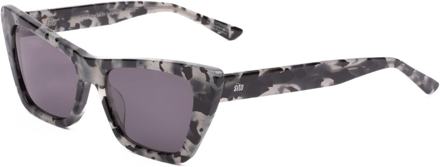 Солнцезащитные очки SITO SHADES Wonderland для женщин, ретро-очки «кошачий глаз» с поляризацией, дизайнерские модные солнцезащитные очки для фестивалей, защита от УФ-излучения 100%, Black Tort
Солнцезащитные очки SITO SHADES Wonderland для женщин, ретро-очки «кошачий глаз» с поляризацией, дизайнерские модные солнцезащитные очки для фестивалей, защита от УФ-излучения 100%, Black Tort