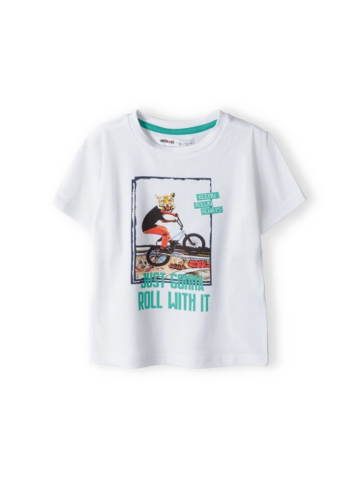 Футболка Minoti, белый 
Футболка Minoti, белый