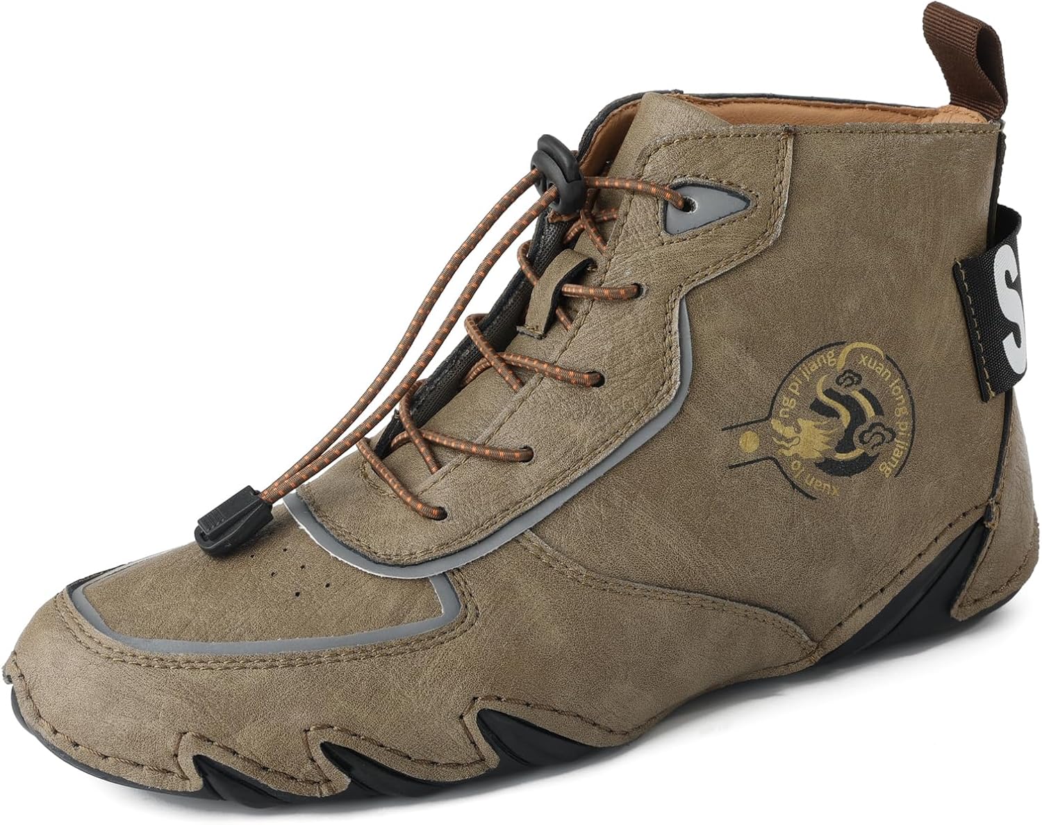 Мужские повседневные кожаные модные кроссовки, ботинки-чикка на щиколотке, мокасины на легкой подошве, для ходьбы и вождения Abborora, хаки
Мужские повседневные кожаные модные кроссовки, ботинки-чикка на щиколотке, мокасины на легкой подошве, для ходьбы и вождения Abborora, хаки