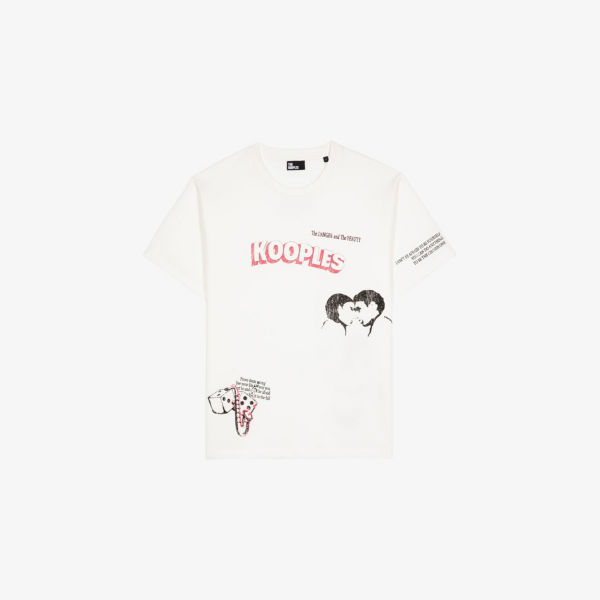 Футболка хлопковая The Kooples с графическим принтом, белый
Футболка хлопковая The Kooples с графическим принтом, белый