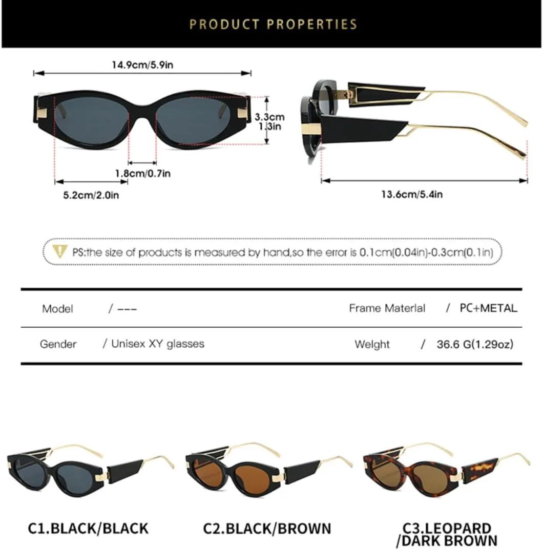 Ретро-солнцезащитные очки «кошачий глаз» для женщин, с широкими дужками, стильные, популярные, модные, повседневные, с защитой от УФ-излучения UV400 UATXTAU, Grey
Ретро-солнцезащитные очки «кошачий глаз» для женщин, с широкими дужками, стильные, популярные, модные, повседневные, с защитой от УФ-излучения UV400 UATXTAU, Grey