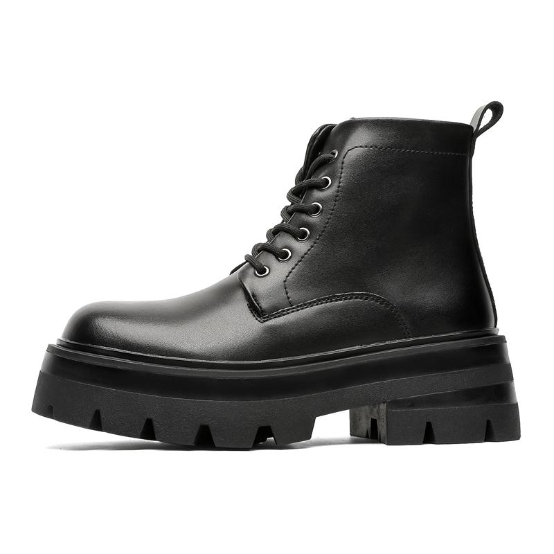 WEISHIBANGWEI Короткие мужские ботинки Martin на среднем каблуке, черные
WEISHIBANGWEI Короткие мужские ботинки Martin на среднем каблуке, черные