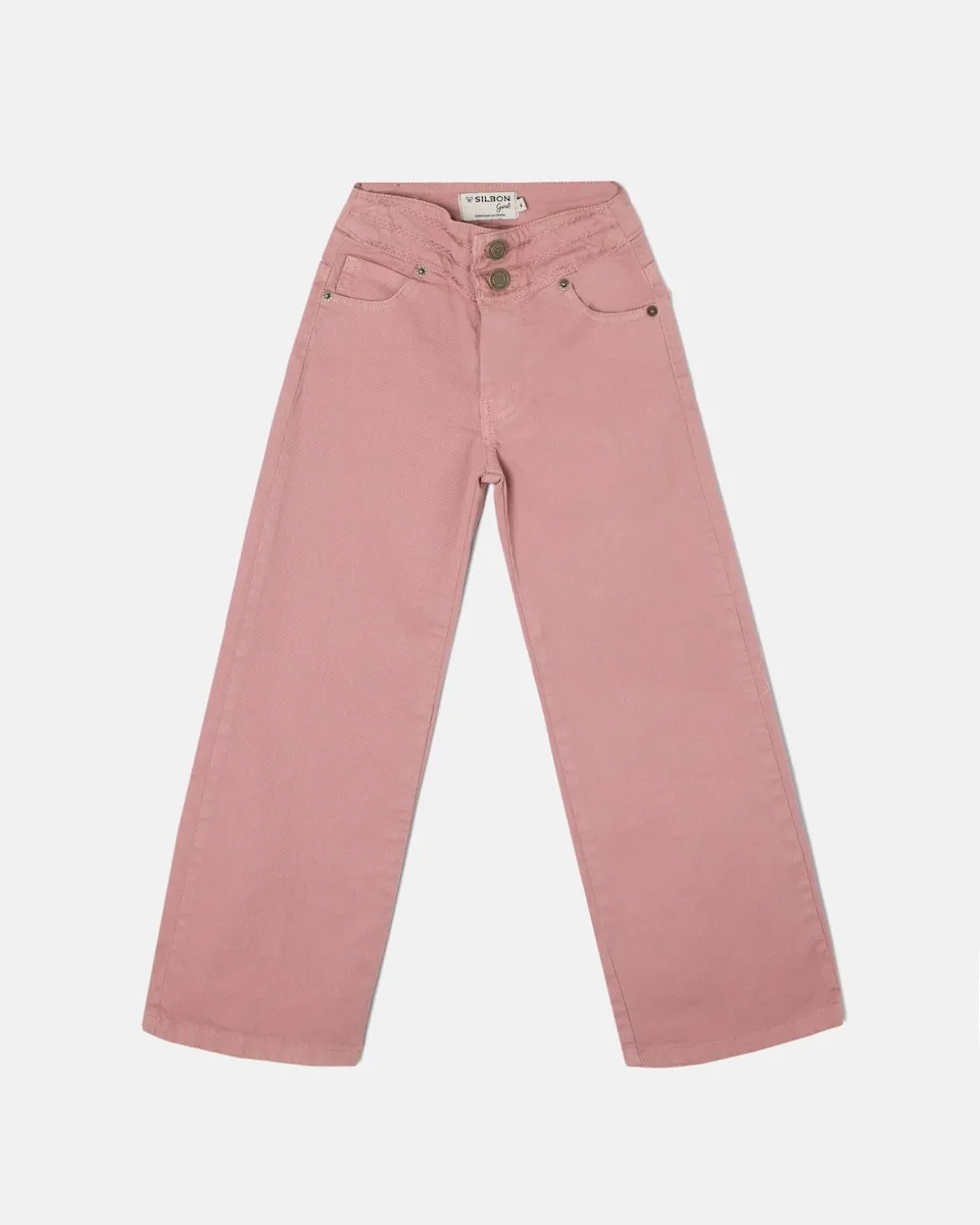 Детские брюки с розовой вышивкой Silbon
Детские брюки с розовой вышивкой Silbon