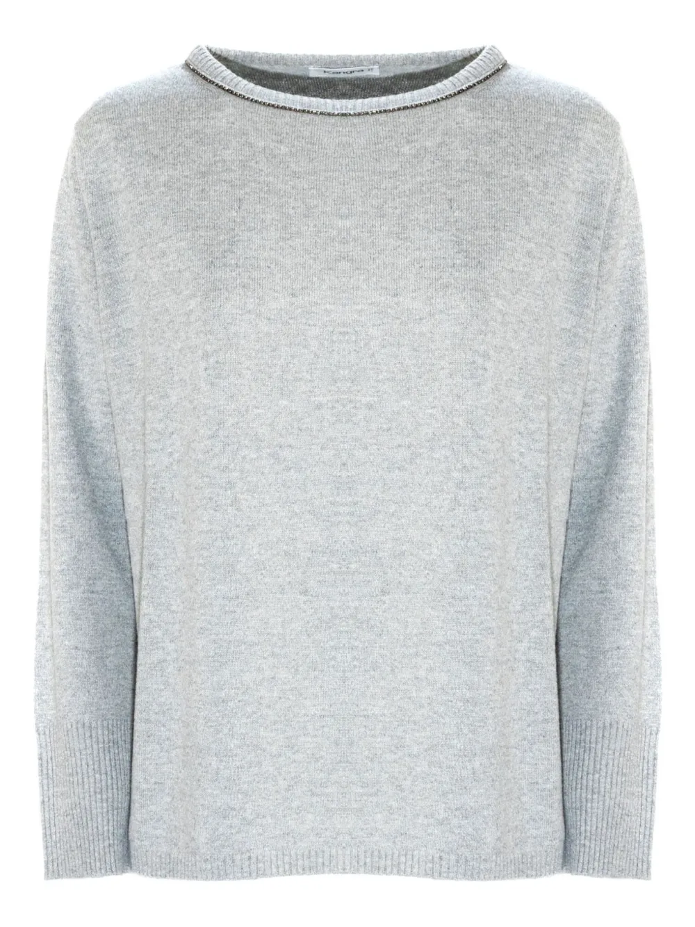 Свитер с украшенным воротником Kangra, серый
Свитер с украшенным воротником Kangra, серый