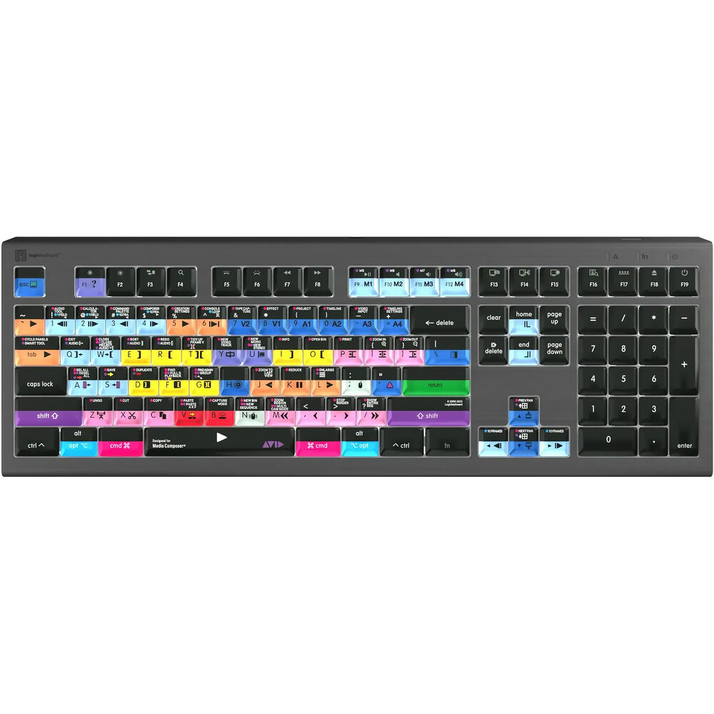 Клавиатура Logickeyboard ASTRA 2 PRO с подсветкой для Avid Media Composer (Mac, английский (США)) 
Клавиатура Logickeyboard ASTRA 2 PRO с подсветкой для Avid Media Composer (Mac, английский (США))