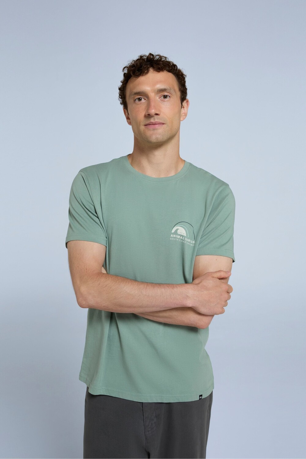 Мужская футболка Jacob из 100% хлопка Animal, зеленый
Мужская футболка Jacob из 100% хлопка Animal, зеленый