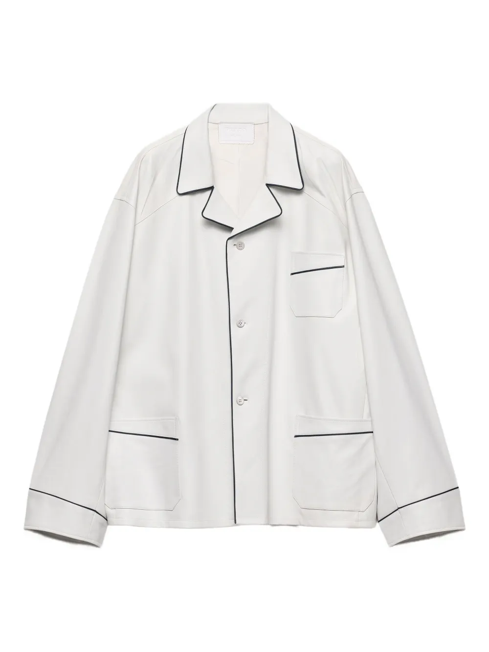 Кожаная рубашка Prada, белый
Кожаная рубашка Prada, белый