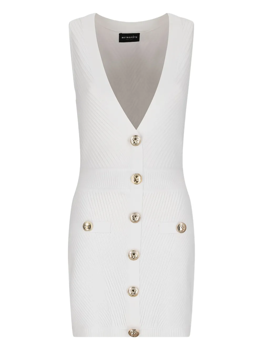 Платье Ellison в рубчик Retrofete, белый
Платье Ellison в рубчик Retrofete, белый