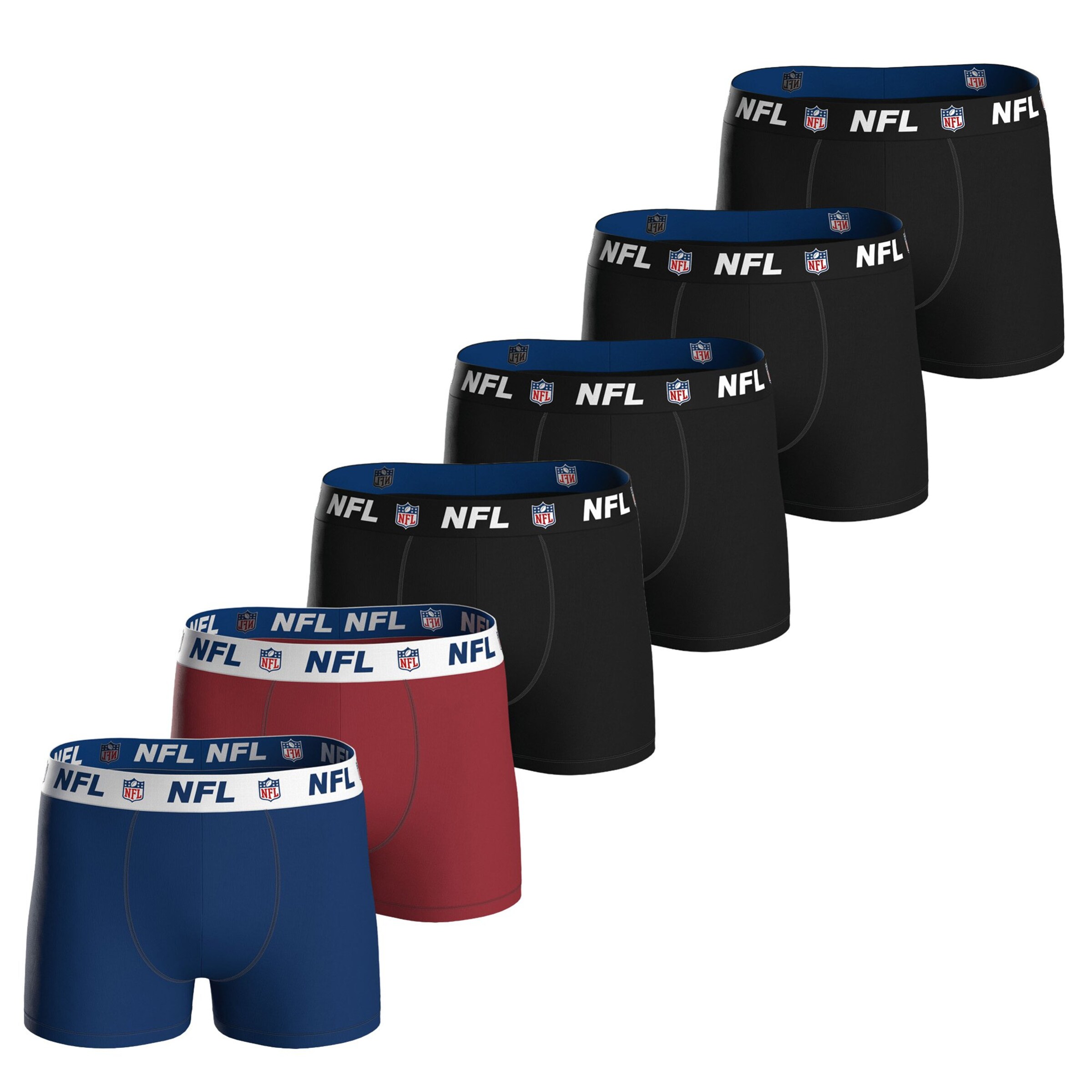 NFL Боксеры в цветах Blue, Red, Black
NFL Боксеры в цветах Blue, Red, Black