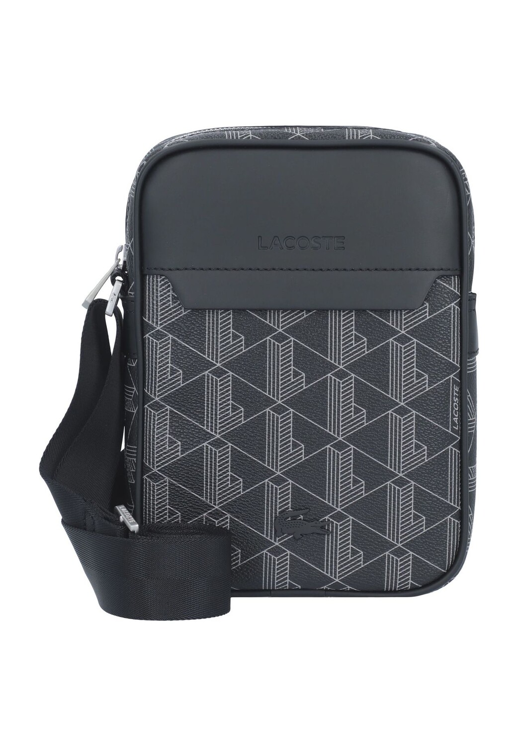 Сумка через плечо, на молнии, с рисунком, мужская LACOSTE, цвет Monogram Noir
Сумка через плечо, на молнии, с рисунком, мужская LACOSTE, цвет Monogram Noir